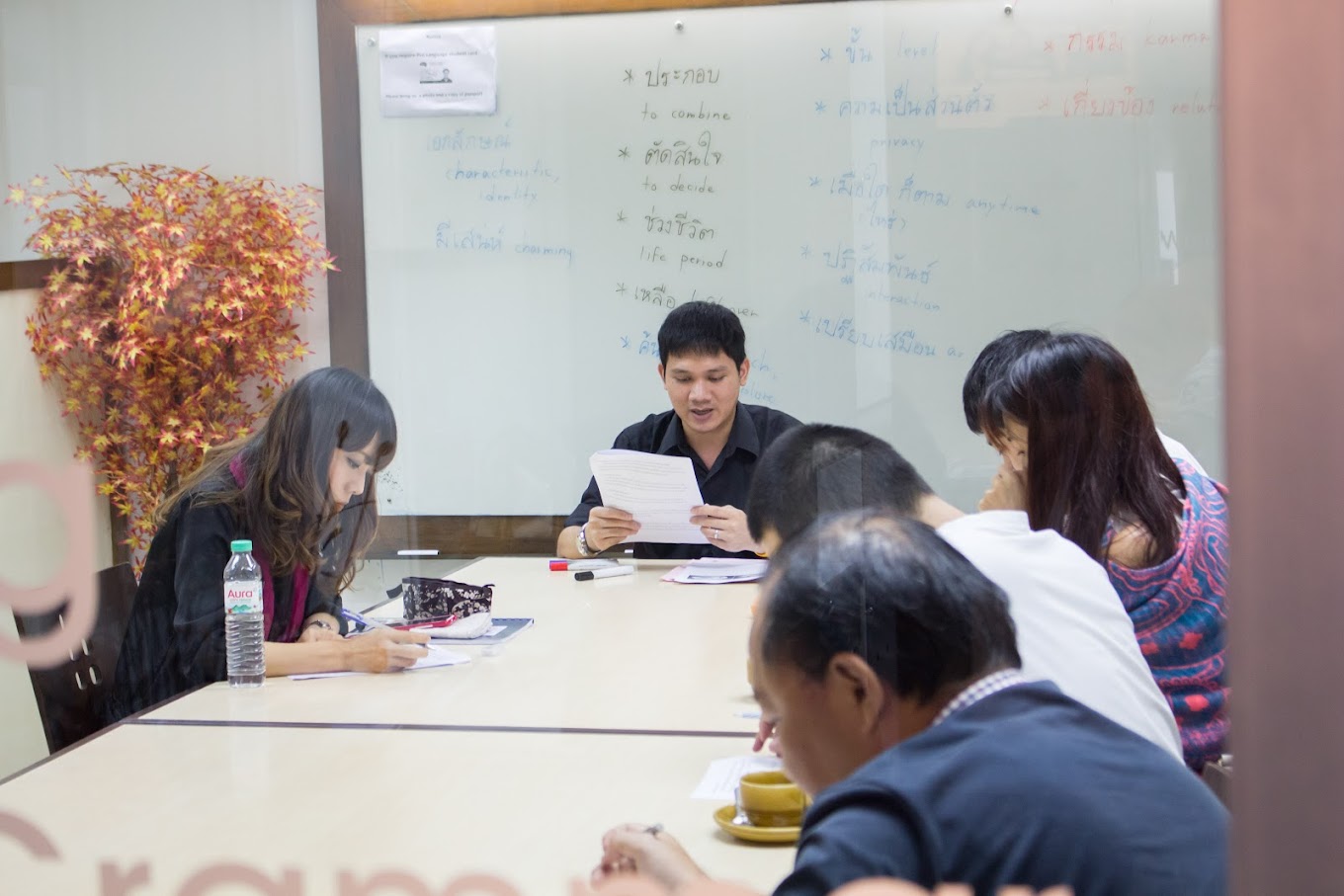 Thai language group class at Pro Language School Bangkok
