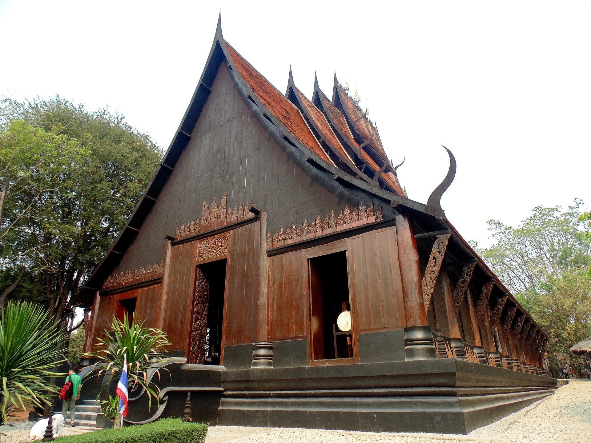 Baan Dam, the Black House museum in Chiang Rai, Thailand