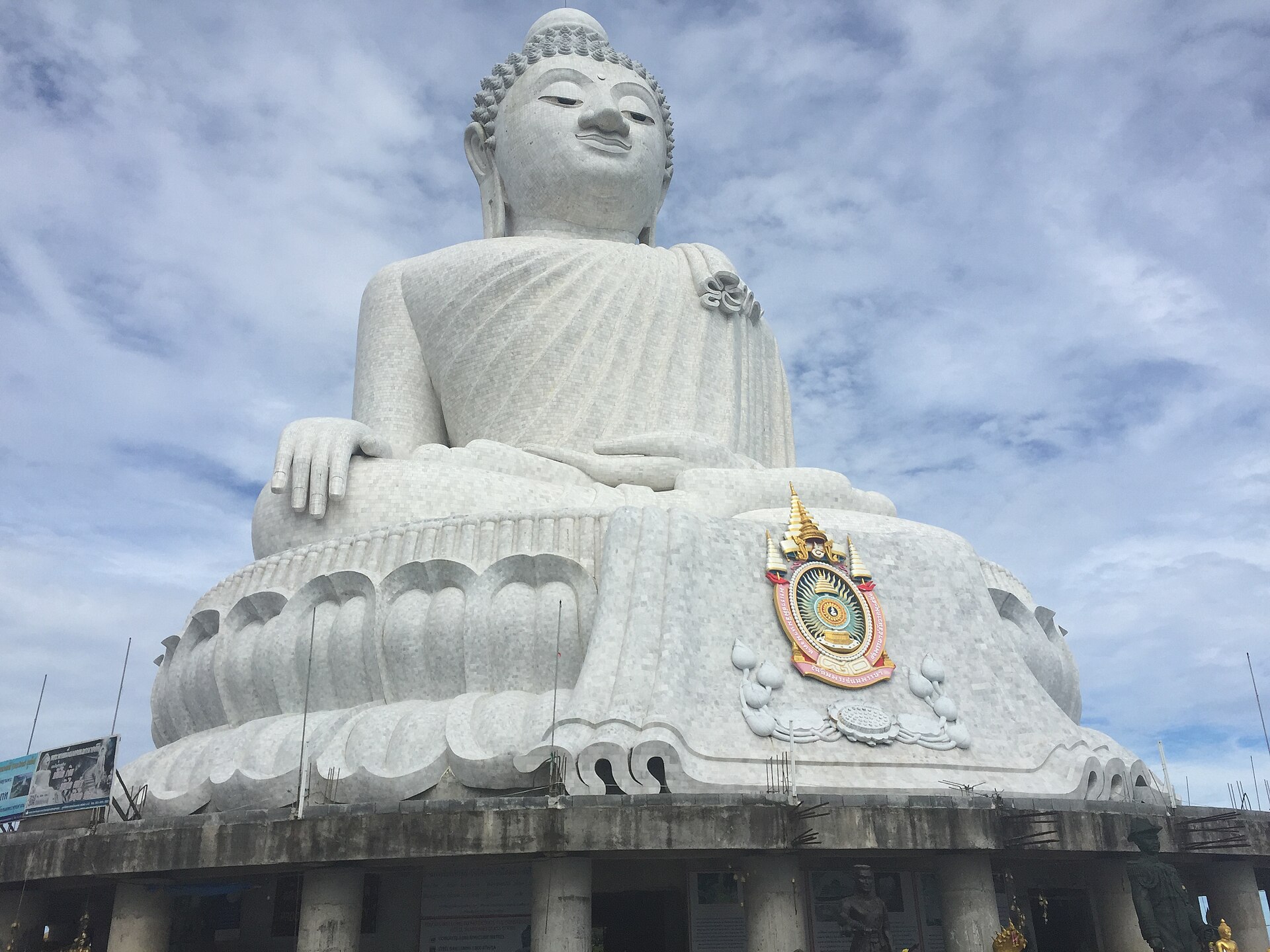 Base of the Big Buddha statue in Phuket