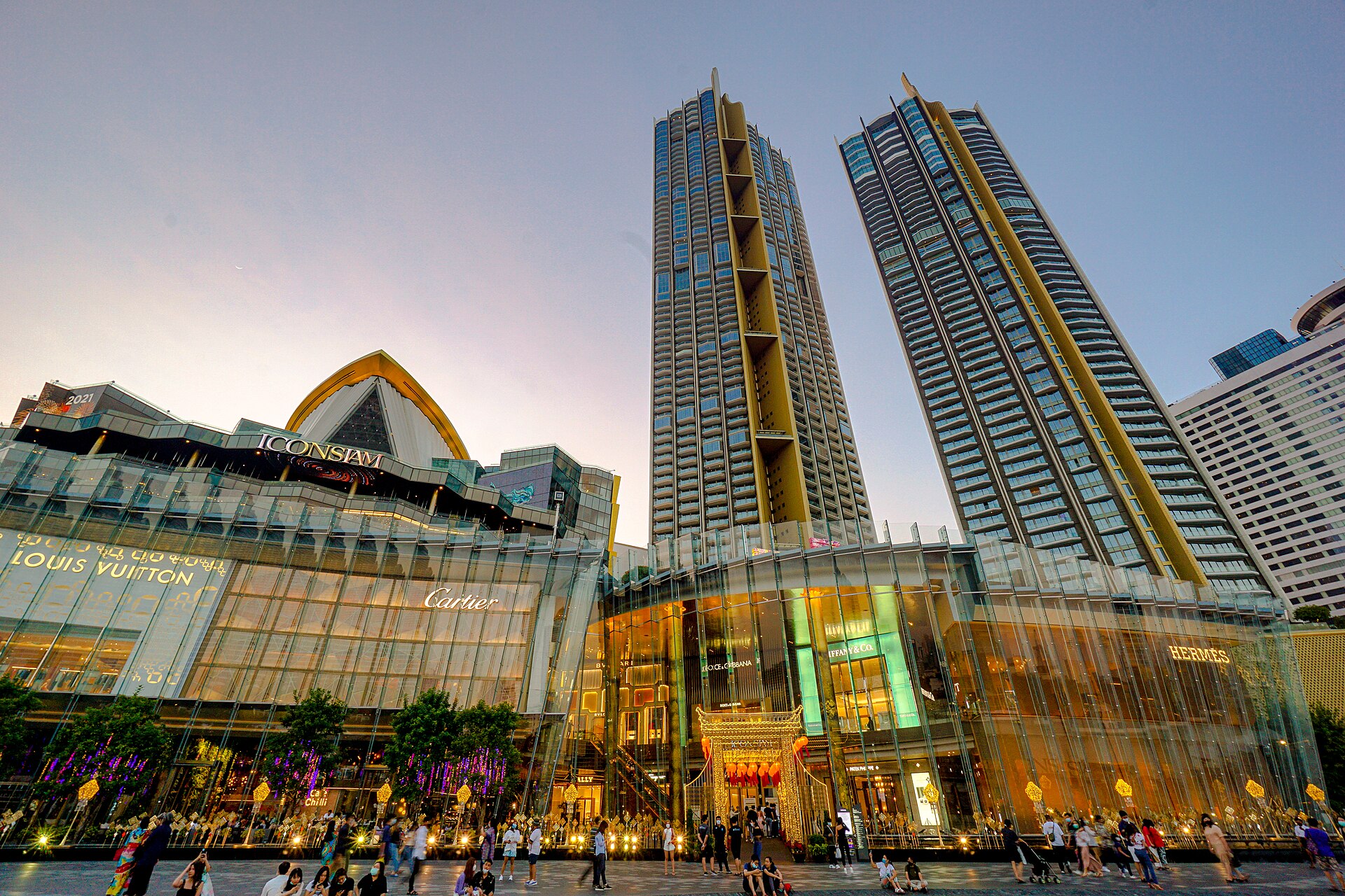 Front exterior of ICONSIAM, Bangkok